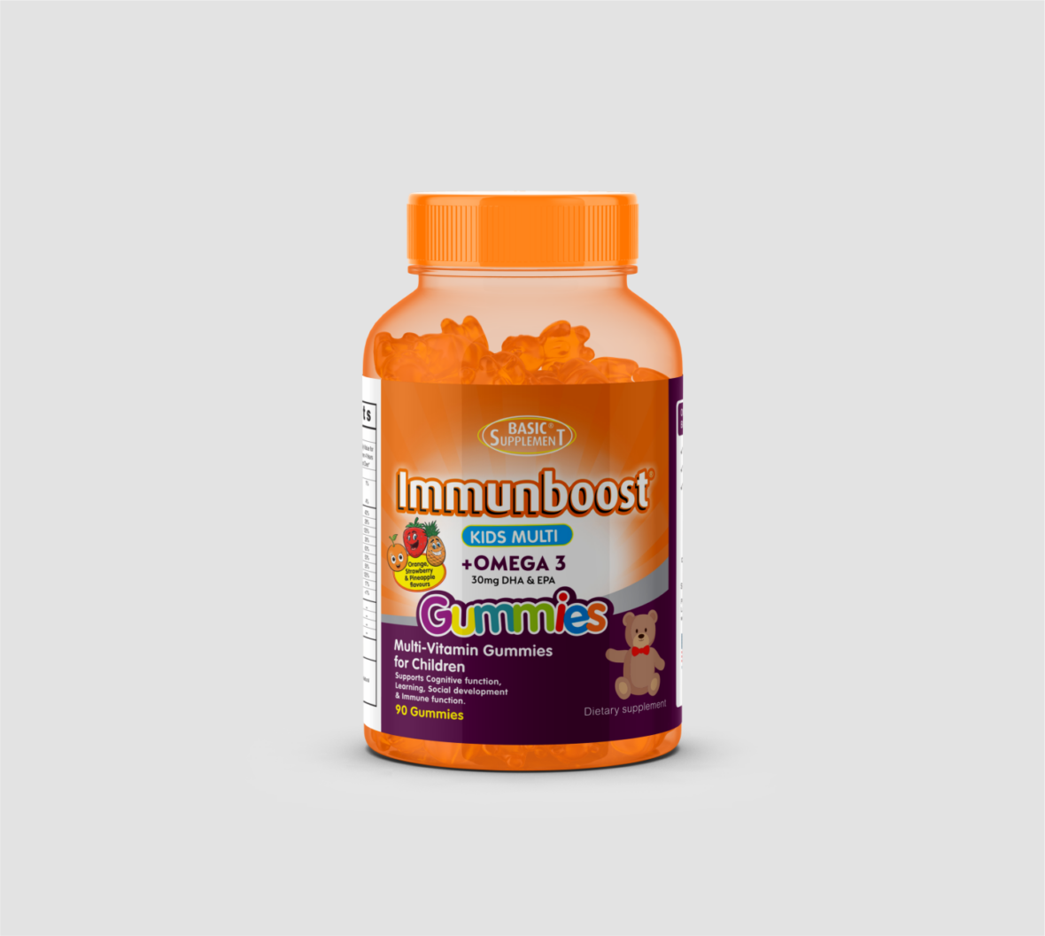 immunboost kids gummy + omega 3